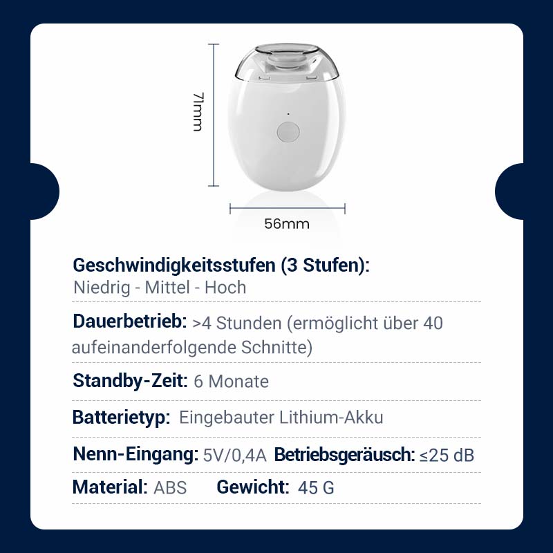 ClipPro™ Elektrischer Nagelknipser