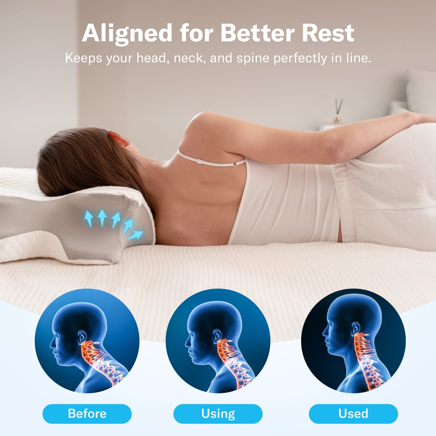 XAVIQO™ Ergonomic Neck Pillow