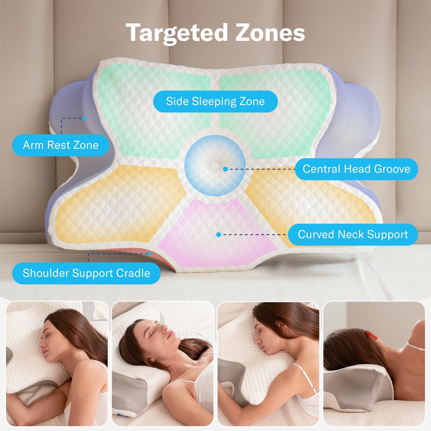 XAVIQO™ Ergonomic Neck Pillow