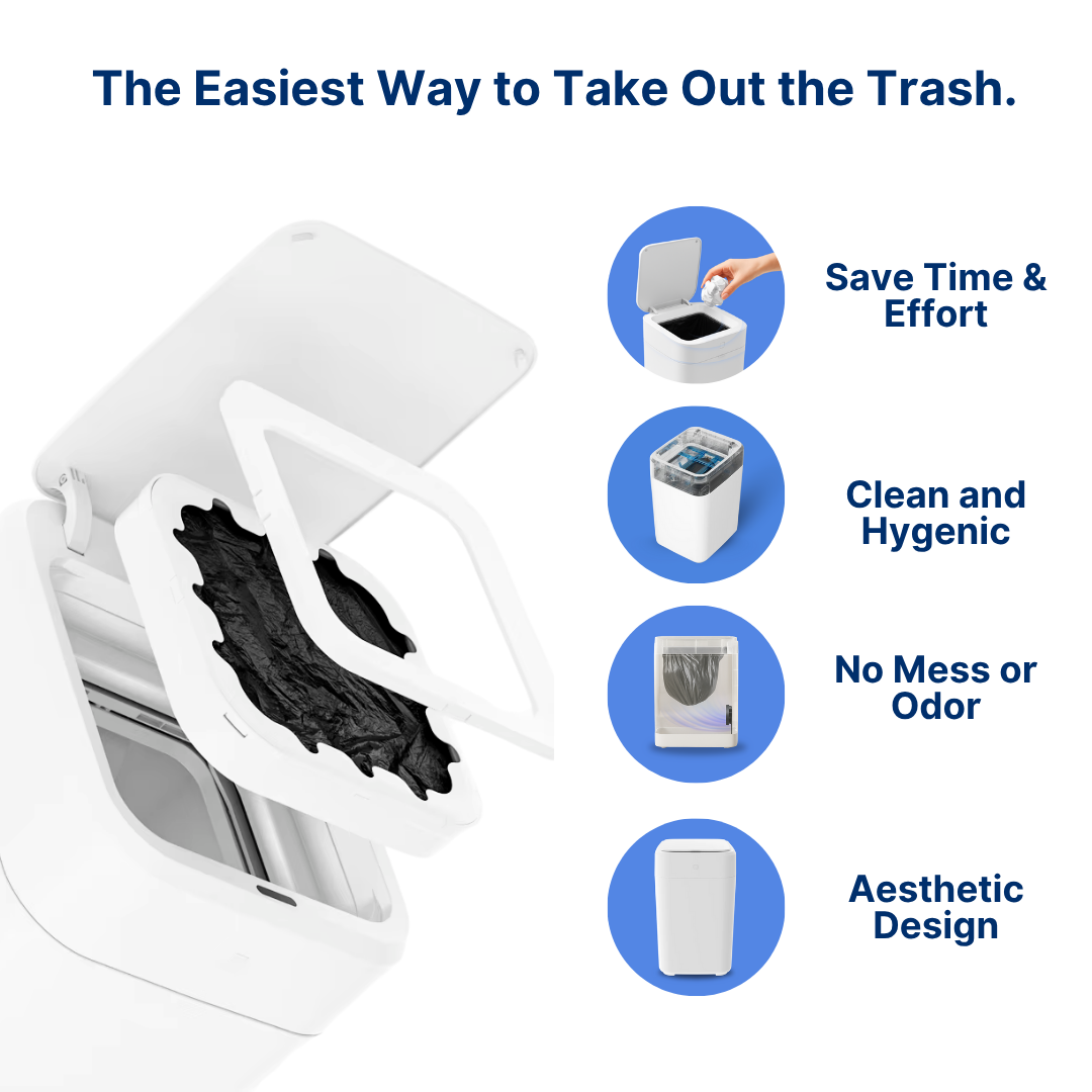 RoyalBin™ Self-Sealing Smart Trash Can 17L