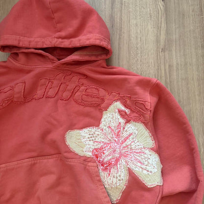 Coral Flower Hoodie