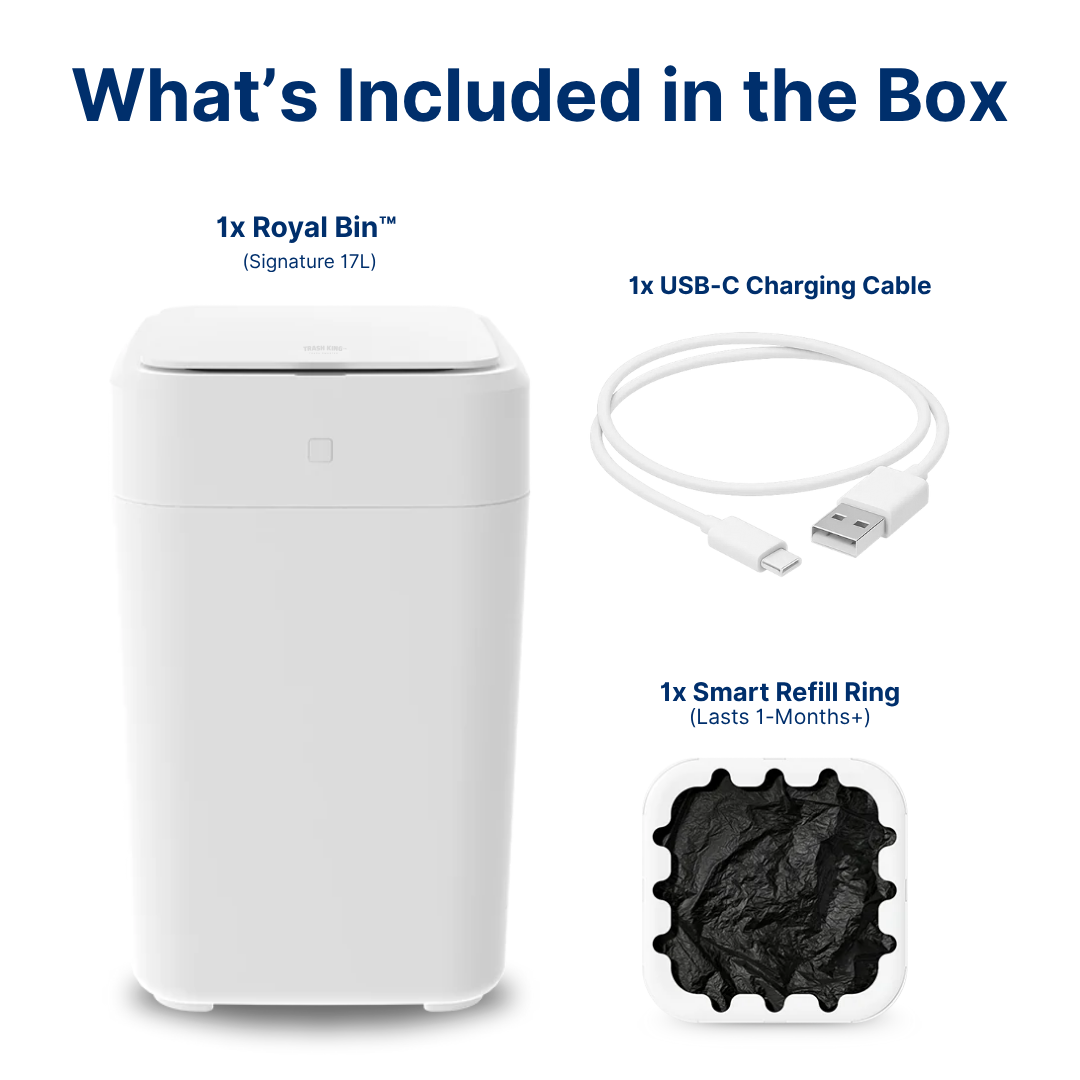 RoyalBin™ Self-Sealing Smart Trash Can 17L