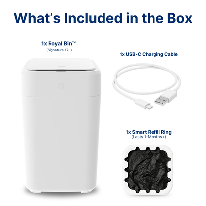 RoyalBin™ Self-Sealing Smart Trash Can 17L