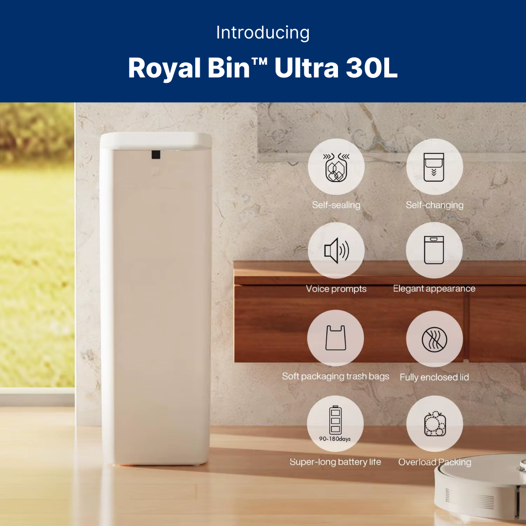 Royal Bin™ Ultra 30L – Der größere, intelligentere, selbstverschließende Küchenmülleimer (Neu)