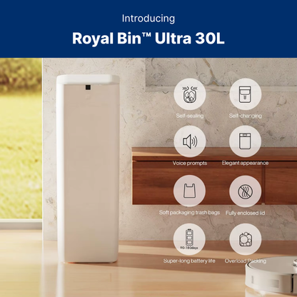 Royal Bin™ Ultra 30L – Der größere, intelligentere, selbstverschließende Küchenmülleimer (Neu)