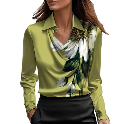 Fluid Satin Blouse