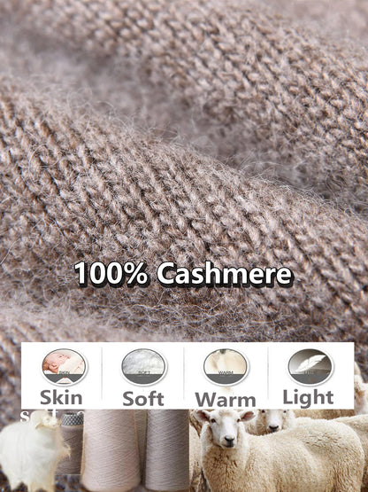 Gorro de punto de cachemira