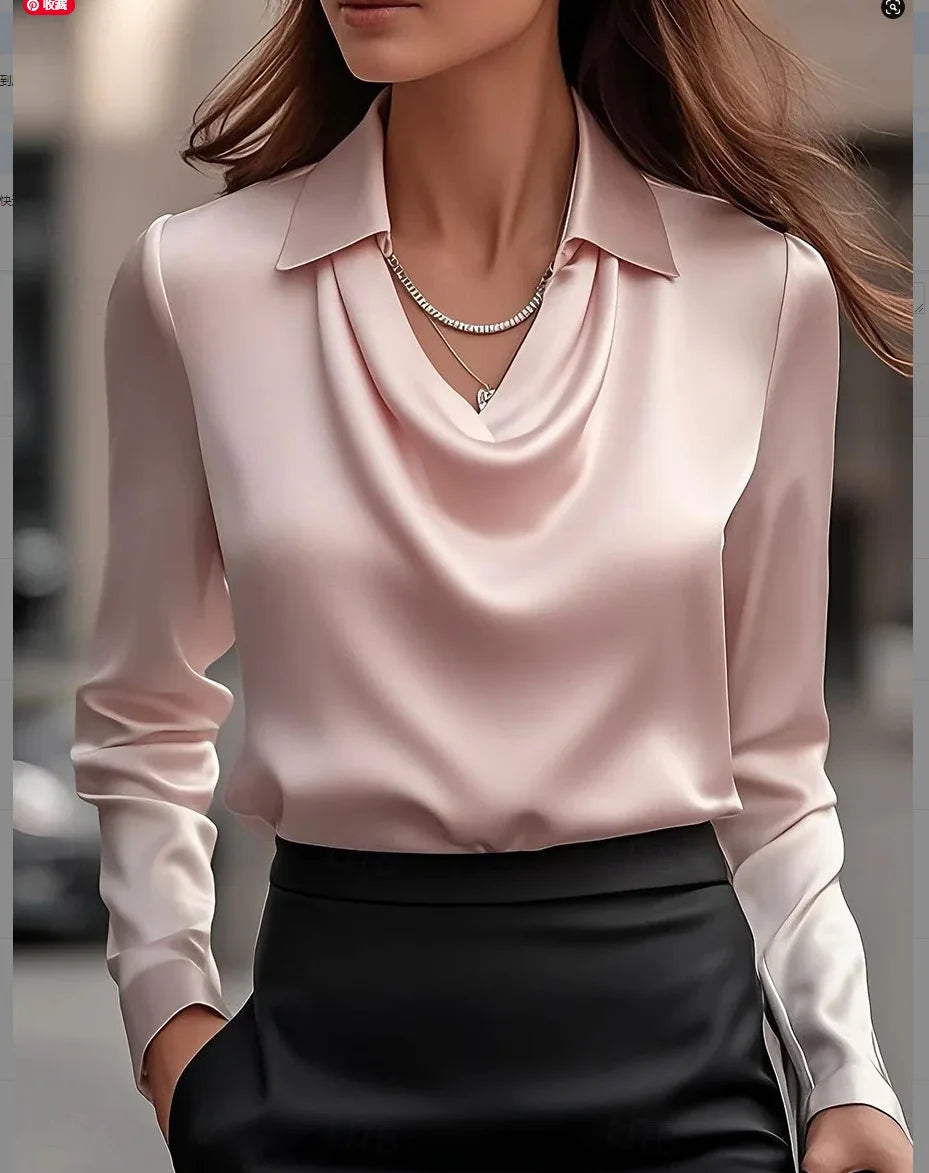 Fluid Satin Blouse