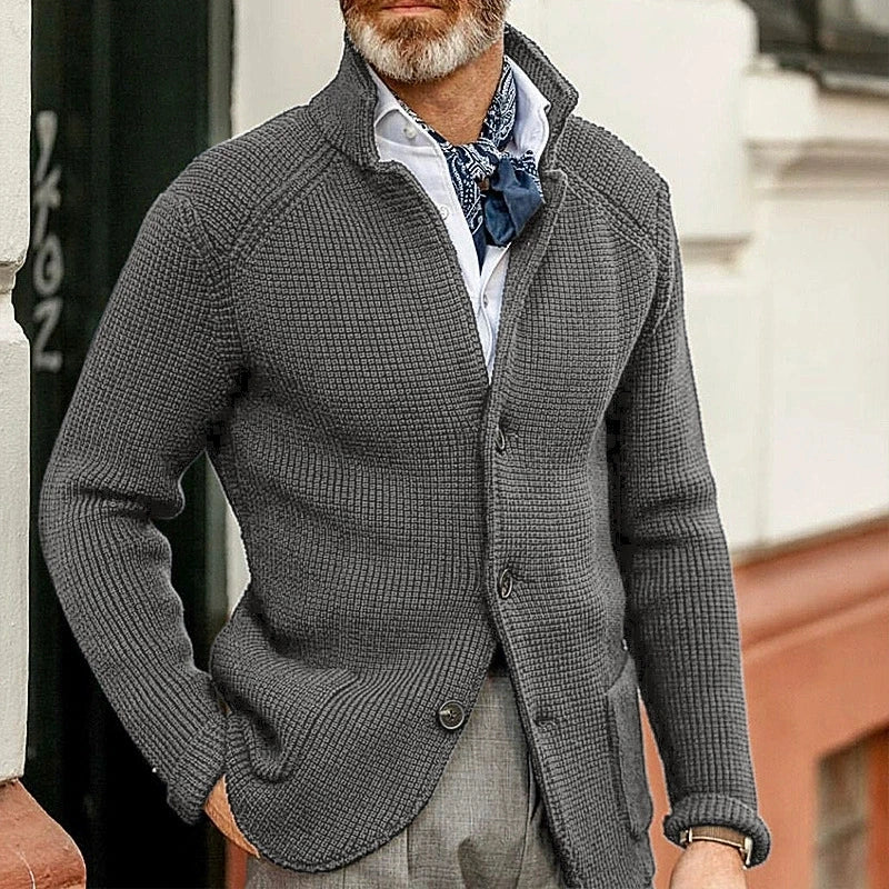 Chaqueta de punto con botones frontales