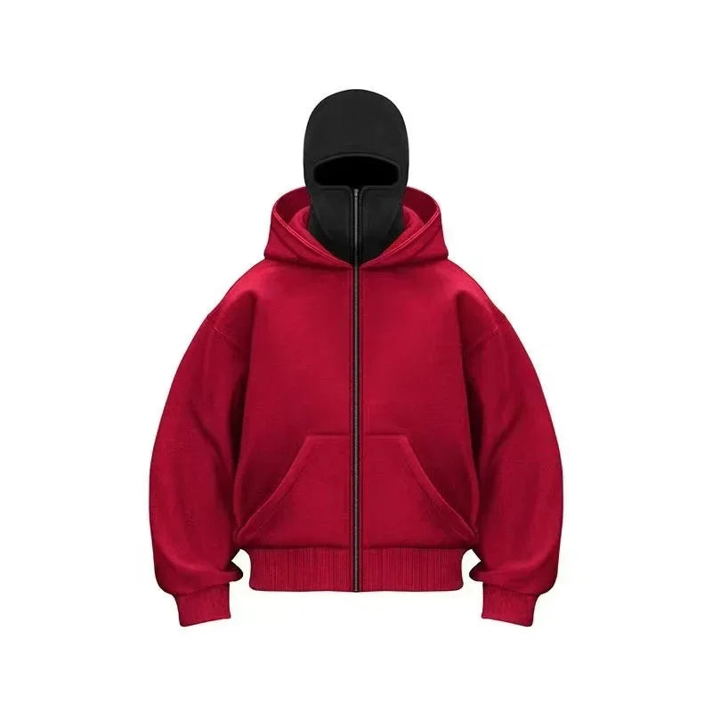 Sudadera con capucha y cremallera completa