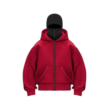 Sudadera con capucha y cremallera completa