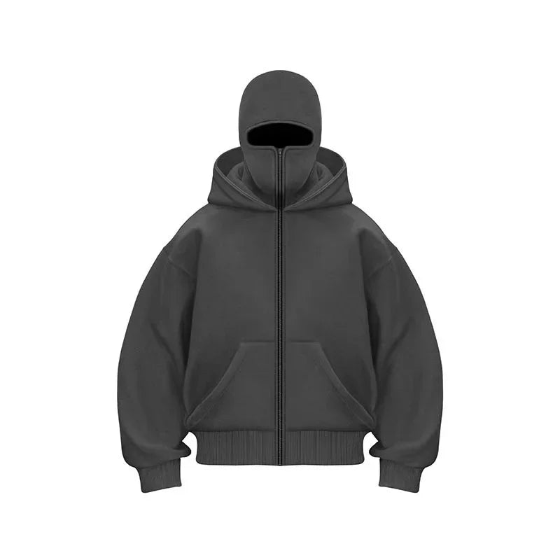 Sudadera con capucha y cremallera completa