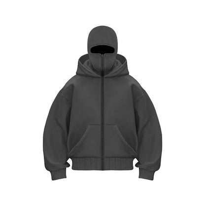 Sudadera con capucha y cremallera completa