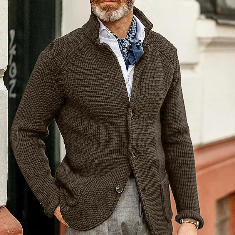 Chaqueta de punto con botones frontales