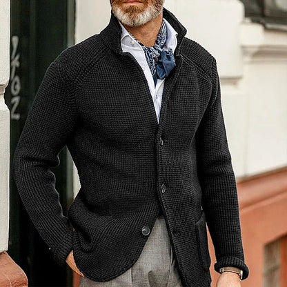 Chaqueta de punto con botones frontales