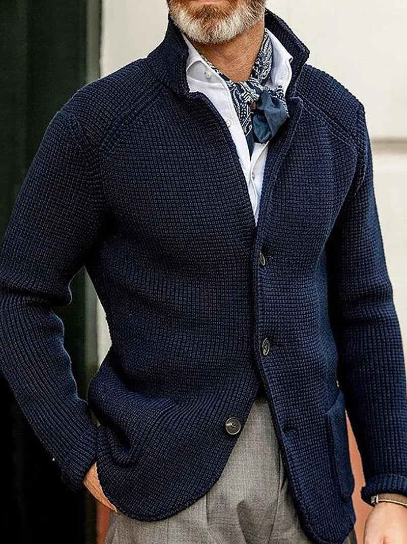 Chaqueta de punto con botones frontales