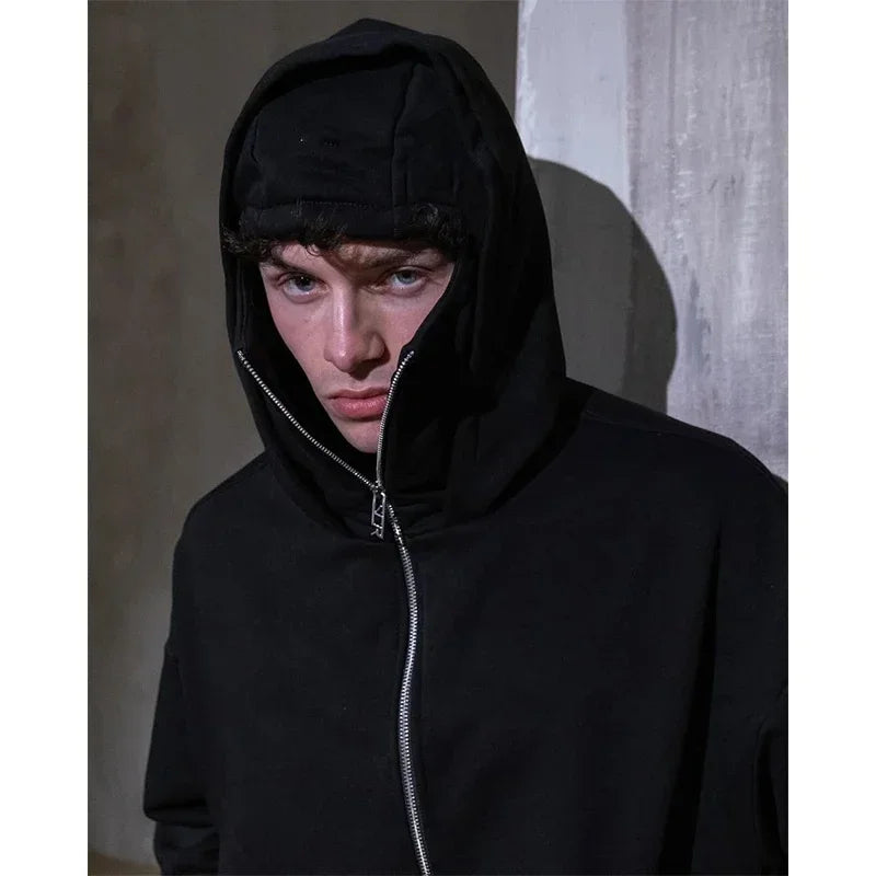 Sudadera con capucha y cremallera completa