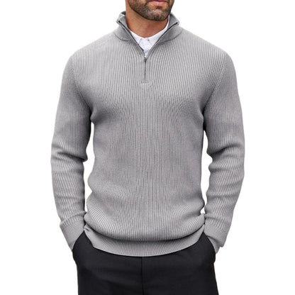 Henry Strickpullover mit Viertelreißverschluss