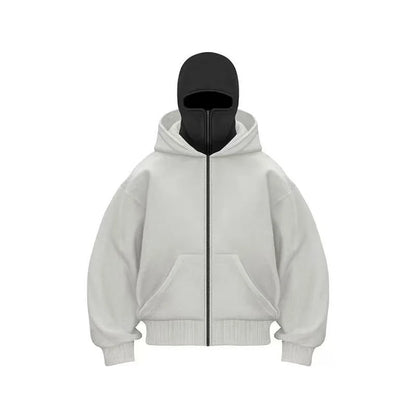 Sudadera con capucha y cremallera completa