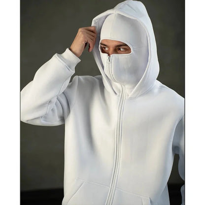 Sudadera con capucha y cremallera completa