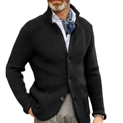Chaqueta de punto con botones frontales