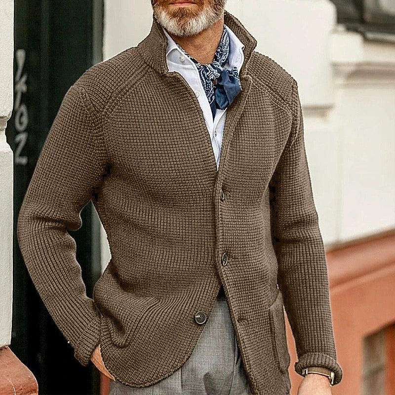 Chaqueta de punto con botones frontales