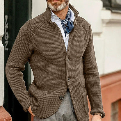 Chaqueta de punto con botones frontales