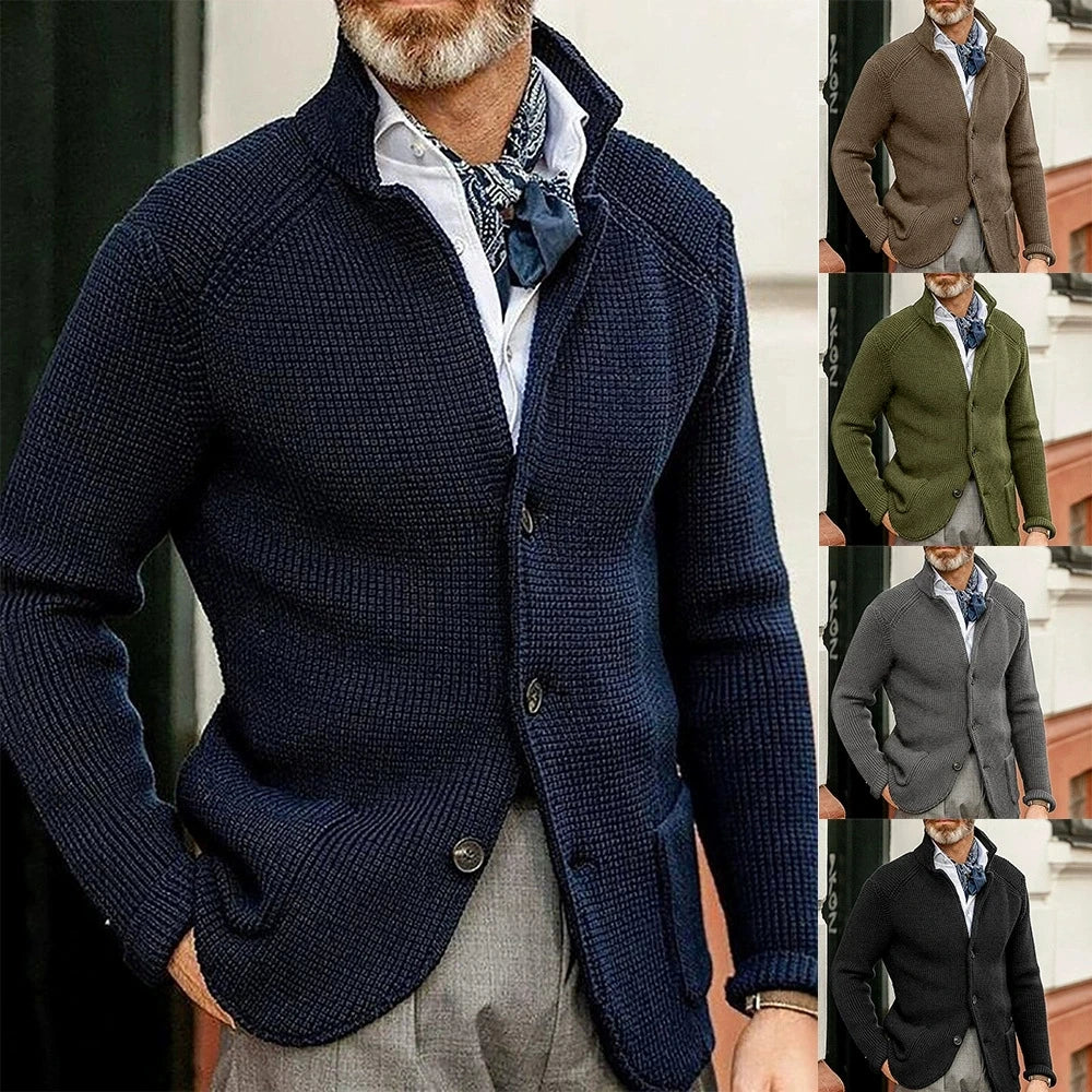 Chaqueta de punto con botones frontales