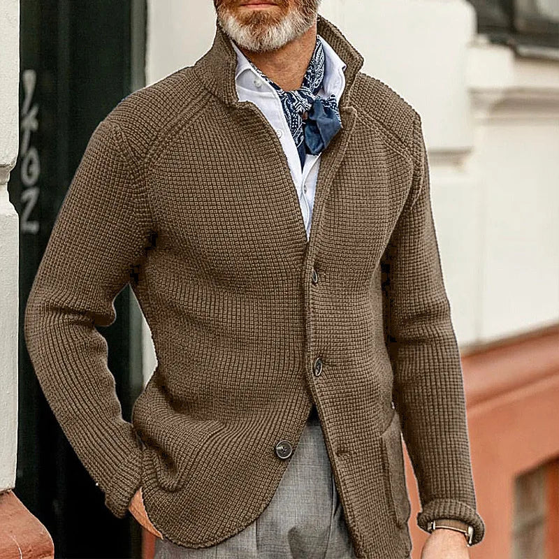 Chaqueta de punto con botones frontales