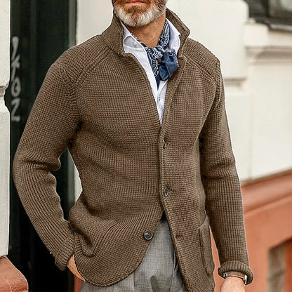 Chaqueta de punto con botones frontales