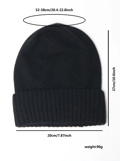 Gorro de punto de cachemira