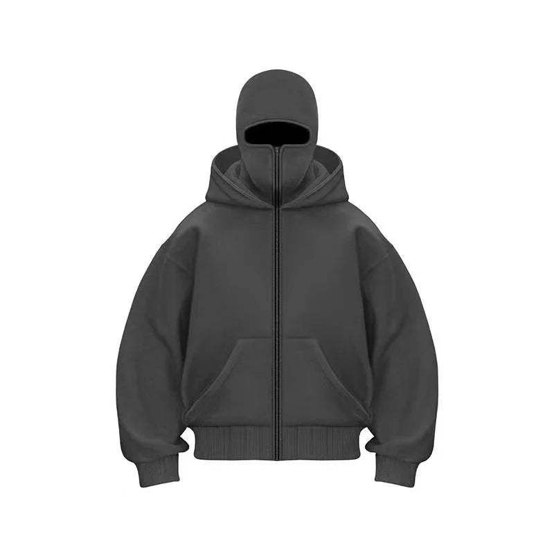 Sudadera con capucha y cremallera completa