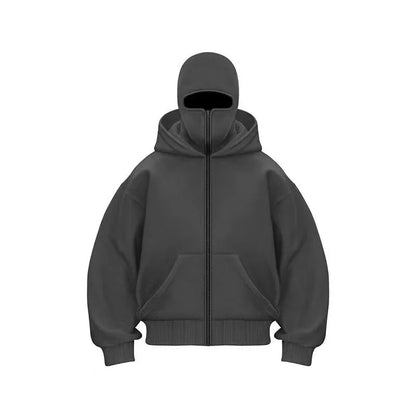 Sudadera con capucha y cremallera completa