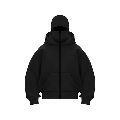 Sudadera con capucha y cremallera completa
