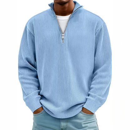 Henry Corduroy Half-Zip Sweater