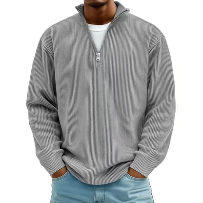 Henry Corduroy Half-Zip Sweater