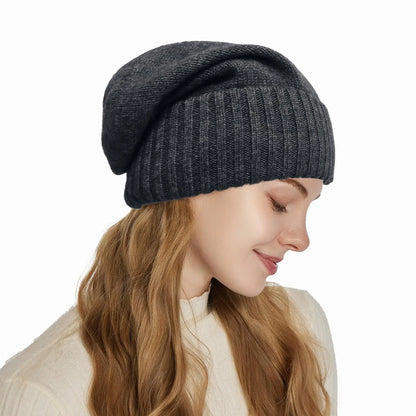 Gorro de punto de cachemira