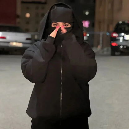 Sudadera con capucha y cremallera completa