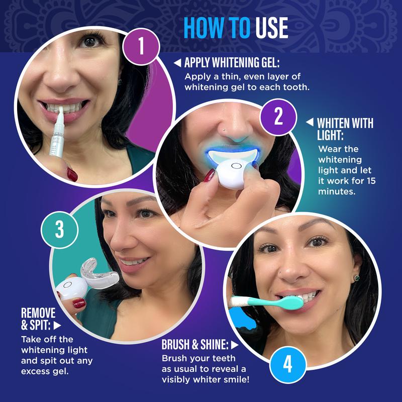 Wireless LED Whitening Kit